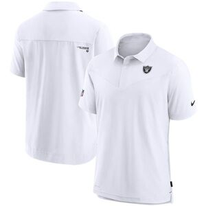 Nike NFL On Field Apparel - Raiders White Sideline UV Performance Polo Shirt